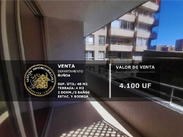 Departamento en venta en Moderno y Acogedor, Ideal para Inversión (147160), Ñuñoa - 2 dormitorios, 2 baños