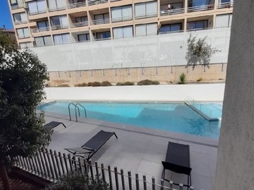 Departamento en arriendo mensual en Avenida borgoño 21.980 edificio costa higuerillas, Concón - 3 dormitorios, 2 baños
