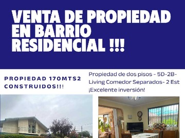 Casa en venta en Casa Amplia con Jardín y Estacionamiento (158855), Pedro Aguirre Cerda - 5 dormitorios, 2 baños