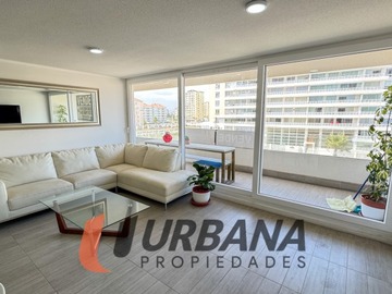 Departamento en arriendo mensual en Arriendo año corrido piso 4 en aqua resort, La Serena - 3 dormitorios, 2 baños
