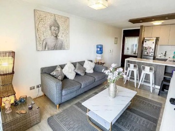 Departamento en arriendo mensual en Exclusivo Depto Amoblado- 1D+1B+E -Alto Las C (171973), Las Condes - 1 dormitorio, 1 baño