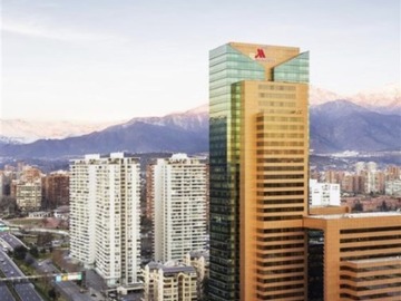 Oficina en arriendo mensual en Edificio Boulevard Kennedy/ Hotel Marriott, Las Condes - 2 dormitorios, 2 baños