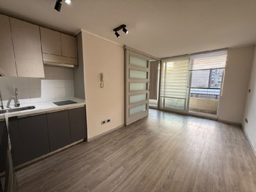 Departamento en arriendo mensual en Metro santa isabel, Santiago - 1 dormitorio, 1 baño