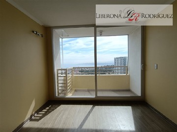 Departamento en arriendo mensual en Departamento en Cerro Placeres, Valparaíso - 2 dormitorios, 2 baños