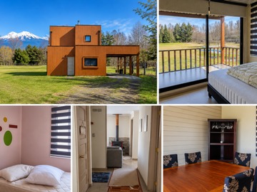 Casa en arriendo mensual en Pucón, Pucón - 2 dormitorios, 2 baños