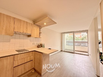 Departamento en arriendo mensual en Chile España, Ñuñoa - 1 dormitorio, 1 baño