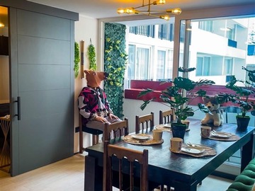 Departamento en arriendo mensual en corte suprema 196, Santiago - 2 dormitorios, 2 baños
