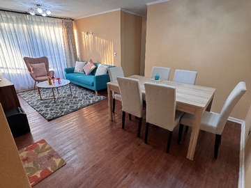 Departamento en arriendo mensual en Excelente depto amoblado Cumbre Las Rastras (174309), Talca - 3 dormitorios, 2 baños