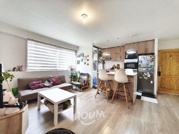 Departamento en arriendo mensual en Moneda, Santiago - 2 dormitorios, 1 baño