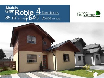 Casa en venta en Se vende casa en condominio a pasos comercio (141198), Angol - 4 dormitorios, 3 baños