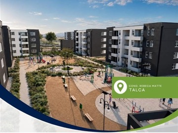 Departamento en arriendo mensual en Condominio rebeca matte, Talca - 3 dormitorios, 2 baños