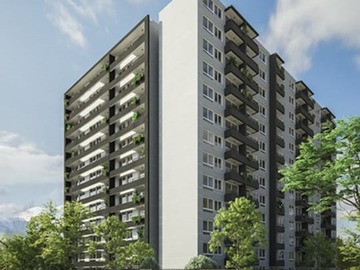 Departamento en arriendo mensual en A Estrenar Depto 2D/1B con Terraza en el Corazón de Ñuñoa - 2 dormitorios, 1 baño
