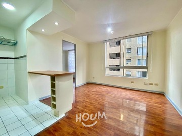 Departamento en arriendo mensual en Avenida Vicuña Mackenna, Santiago - 2 dormitorios, 1 baño