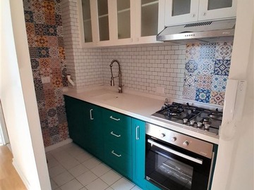 Departamento en arriendo mensual en Metro Cumming, Santiago - 2 dormitorios, 1 baño