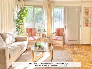 Casa en venta en Hernando de Magallanes y Avenida Colón, Las Condes - 4 dormitorios, 3 baños