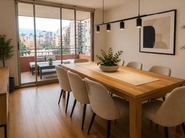 Departamento en arriendo mensual en Se arrienda departamento en El Golf. (173500), Las Condes - 4 dormitorios, 3 baños
