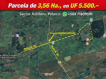 Parcela en venta en Ruta k 45, Pelarco
