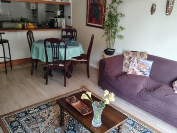 Departamento en arriendo mensual en Condominio alto las cruces el tabo, El Tabo - 3 dormitorios, 2 baños