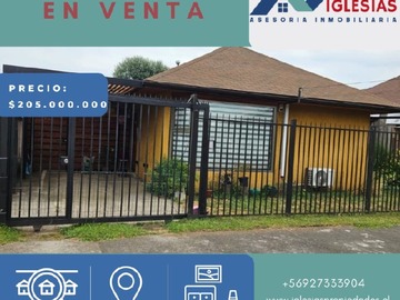 Casa en venta en Pablo neruda, Temuco - 3 dormitorios, 2 baños