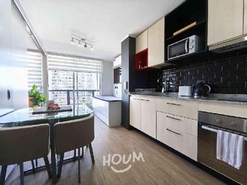 Departamento en arriendo mensual en Roberto Espinoza, Santiago - 1 dormitorio, 1 baño