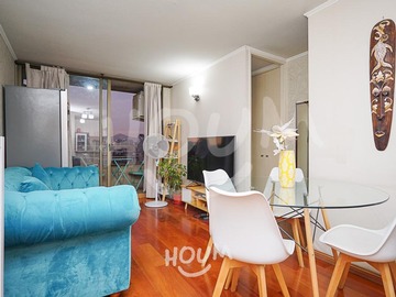 Departamento en venta en Nataniel Cox, Santiago - 2 dormitorios, 1 baño