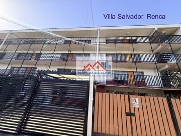 Departamento en venta en MA - Depto 48/51m2 Villa Salvador 2Dorm 1Baño Terraza Estacionamiento, Renca - 2 dormitorios, 1 baño