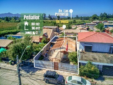 Casa en venta en Los Alerces 1030, Peñaflor, Región Metropolitana de Santiago 9750000, Chile, Peñaflor - 4 dormitorios, 2 baños