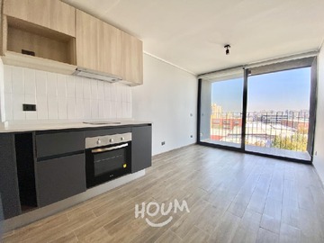 Departamento en arriendo mensual en Toesca, Santiago - 1 dormitorio, 1 baño