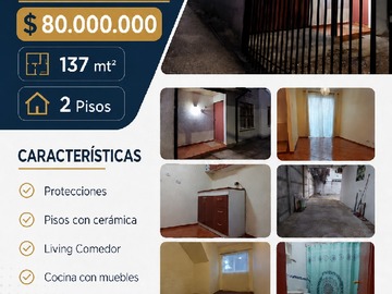 Casa en venta en Villa Bicentenario, Talca - 3 dormitorios, 2 baños