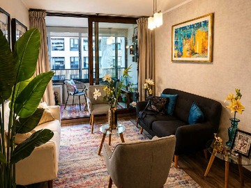 Departamento en venta en Moderno Dpto en Ñuñoa | 2D 2B+Estac. Y bodega (173059), Ñuñoa - 2 dormitorios, 2 baños