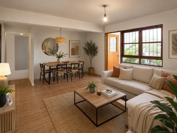 Departamento en venta en Te ayudamos con el crédito hipotecario, Pedro Aguirre Cerda - 3 dormitorios, 1 baño