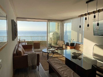 Departamento en venta en Moderno Departamento Frente al Mar (67614), Concón - 3 dormitorios, 2 baños