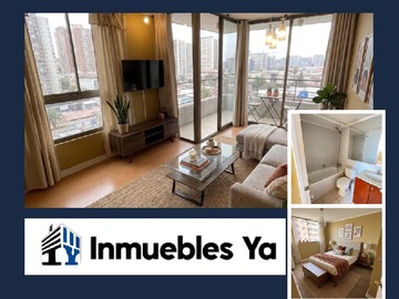 Departamento en arriendo mensual en GC Atractivo | Metro Irarrazaval | Buena vista (175954), Santiago - 3 dormitorios, 2 baños