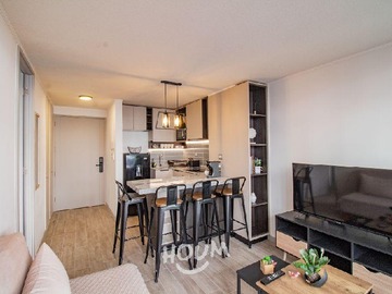 Departamento en arriendo mensual en Domeyko, Santiago - 1 dormitorio, 1 baño