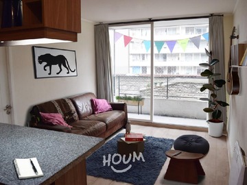 Departamento en venta en Serrano, Santiago - 1 dormitorio, 1 baño