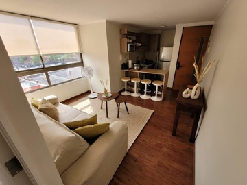 Departamento en venta en A 3 minutos caminando metro santa ana l2 y l5, Santiago - 2 dormitorios, 1 baño