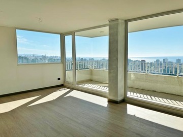 Departamento en arriendo mensual en Se Arrienda Departamento con Vista Al Mar - 4 dormitorios, 4 baños
