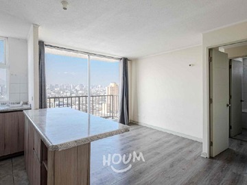 Departamento en arriendo mensual en Chacabuco, Santiago - 1 dormitorio, 1 baño