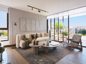 Departamento en venta en Metro Inés de Suárez Sin Comisión 2D2B (70989), Providencia - 2 dormitorios, 2 baños