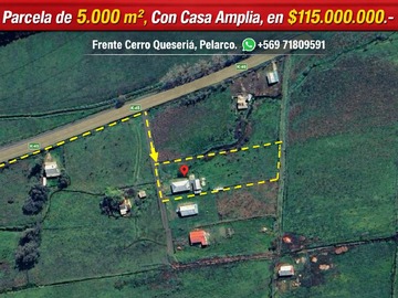 Parcela en venta en Cerro Quesería, Pelarco - 5 dormitorios, 2 baños