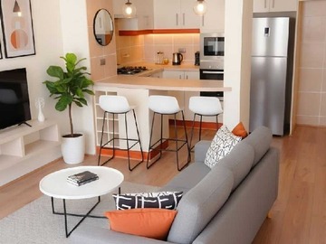 Departamento en arriendo mensual en Confort y Conectividad en Cada Rincón (177401), Santiago - 1 dormitorio, 1 baño