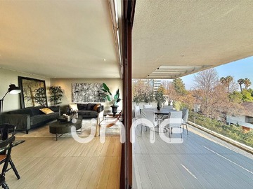 Departamento en venta en Amoblado top penthouse, vista despejada, nuevo, Vitacura - 3 dormitorios, 3 baños