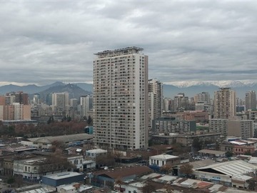 Departamento en arriendo mensual en Metro Toesca, Santiago - 2 dormitorios, 1 baño