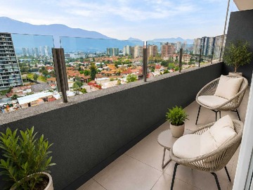 Departamento en arriendo mensual en Amplio y Luminoso Arriendo Metro Mirador (180804), Santiago - 1 dormitorio, 1 baño