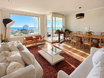 Departamento en venta en Luisa Nieto de Hamel, Viña del Mar - 3 dormitorios, 3 baños
