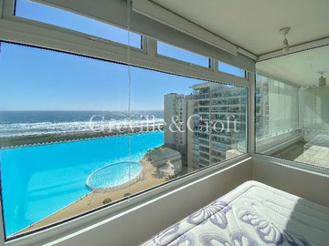 Departamento en venta en 3 dorm, vista al mar · Laguna del Mar (171539), La Serena - 3 dormitorios, 2 baños