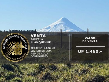 Terreno en venta en e Vende Parcela Urbanizada Vista Volcán Osr (146762), Llanquihue