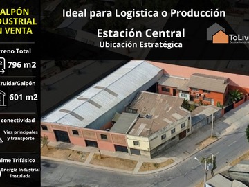 Bodega en venta en Galpón Industrial en Ubicación Estratégica (174691), Santiago