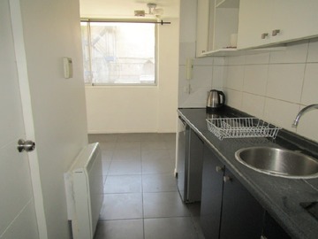 Departamento en arriendo mensual en Arturo prat, Santiago - 1 dormitorio, 1 baño