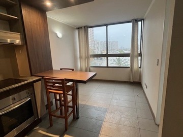 Departamento en arriendo mensual en Metro estacion ñuble, Santiago - 1 dormitorio, 1 baño